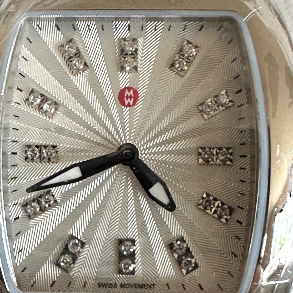 Michele NWT Urban Mini Diamond Bracelet Watch, 29mm - Picture 7 of 9
